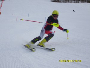 Patrik Joutsen  pujottelu-treeni Mustavaaralla          